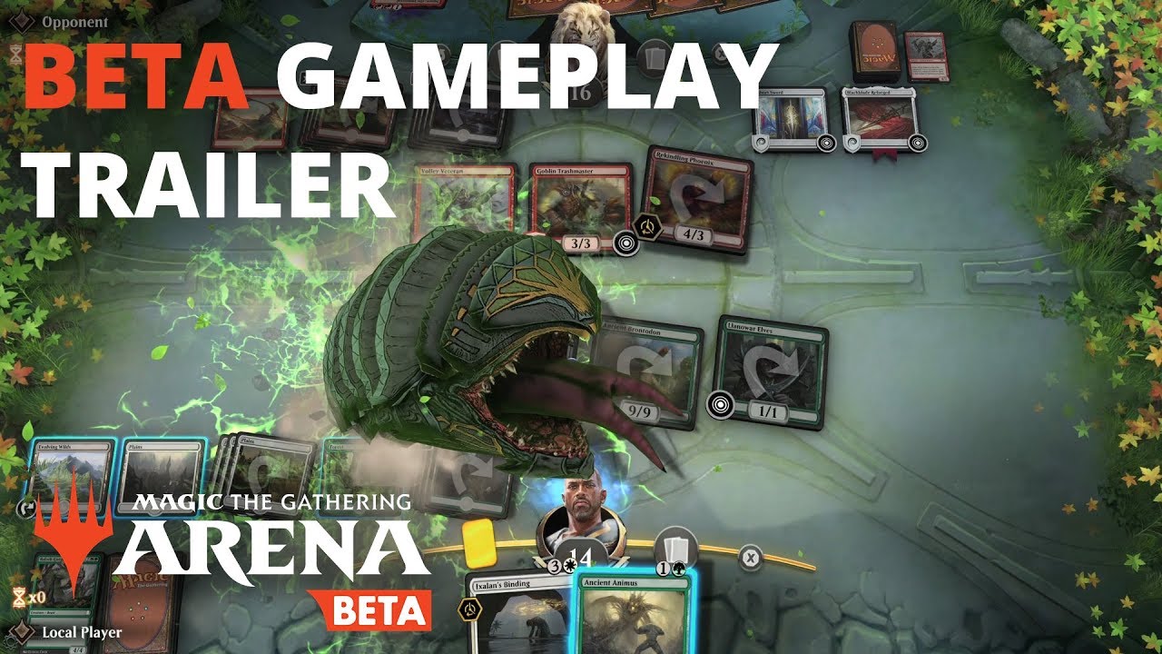 Magic: The Gathering Arena - Beta Gameplay Trailer (Official)