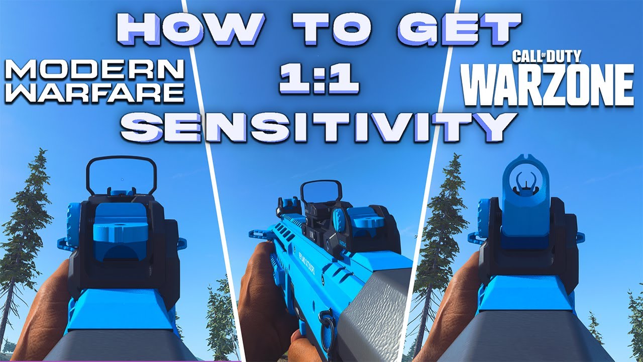 How to Get 1:1 Sensitivity in ModernWarfare and Warzone [PC]