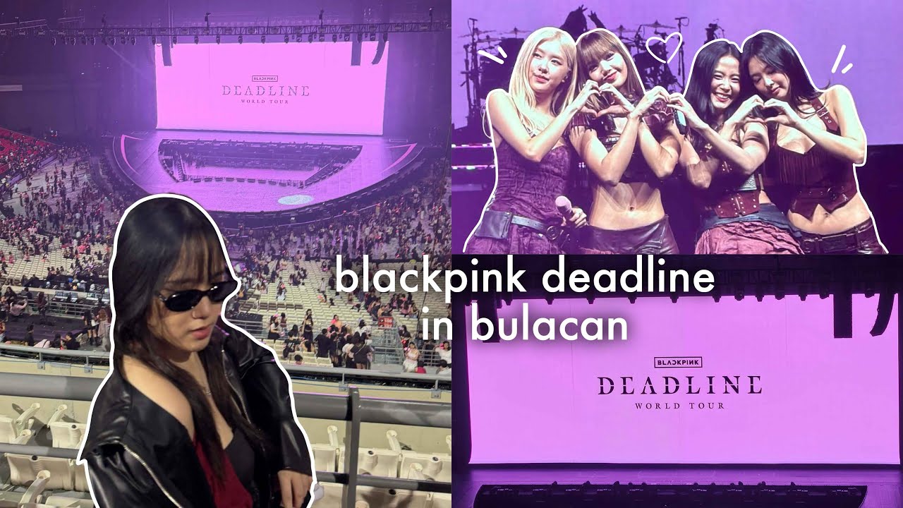 BLACKPINK deadline in bulacan 🖤🩷 jennie kim-inspired outfit, concert vlog, day one