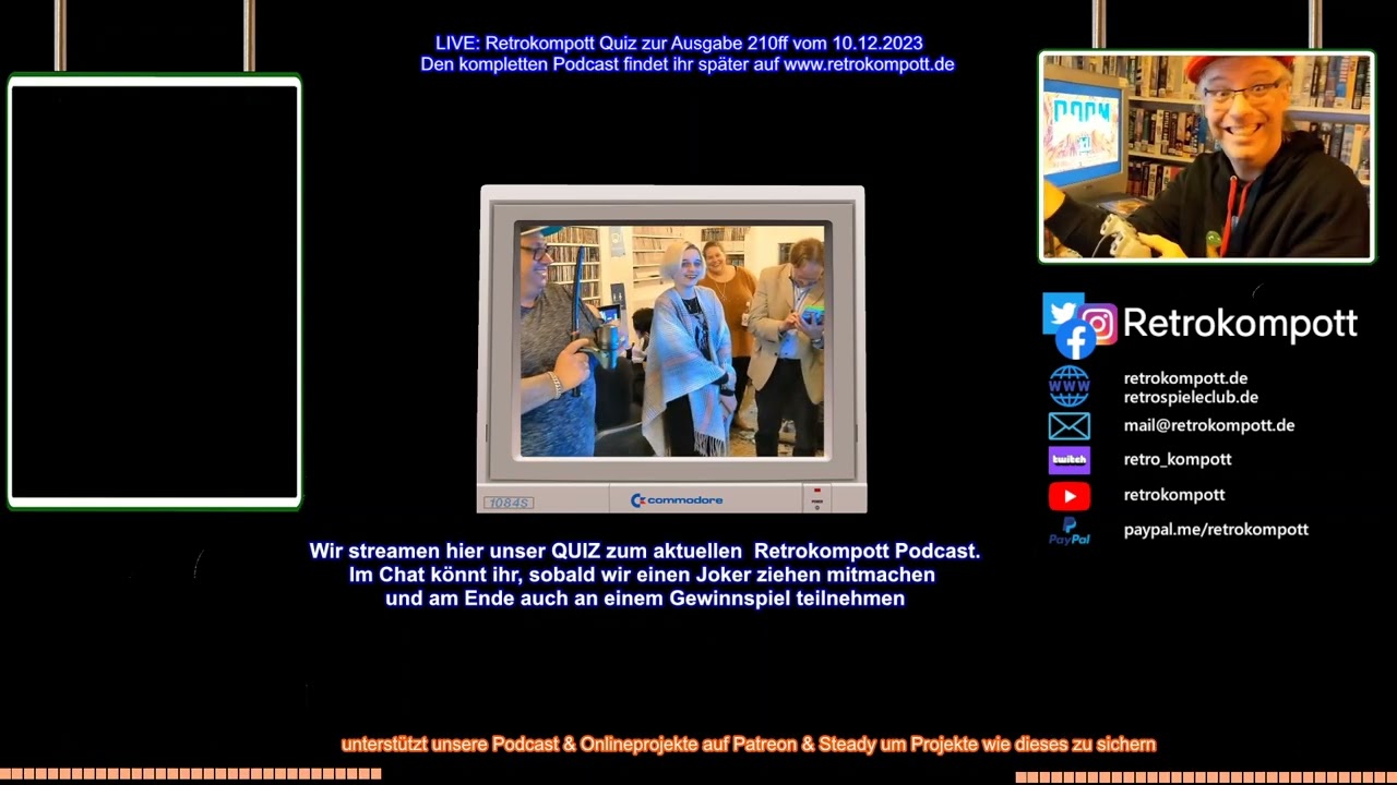 Retrokompott Quiz zur Ausgabe 210ff vom 10.12.2023