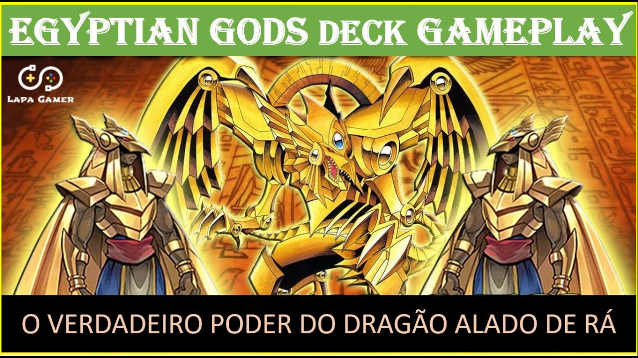 EGYPTIAN GODS DECK GAMEPLAY YUGIOH MASTER DUEL - Sinta o Poder de Rá com os combos intermediários!