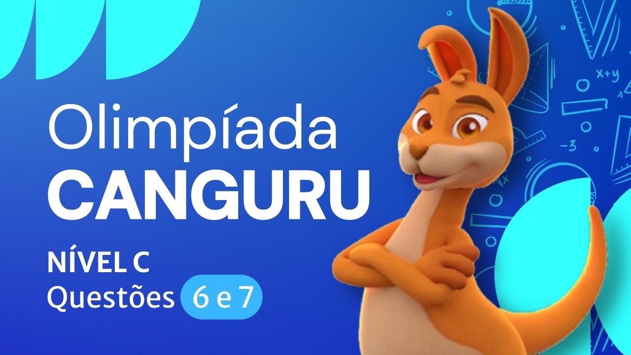 Olímpiada canguru 2025 nível C Questões 6 e 7 #aulas  #canguru #matematica #olimpiadadematematica
