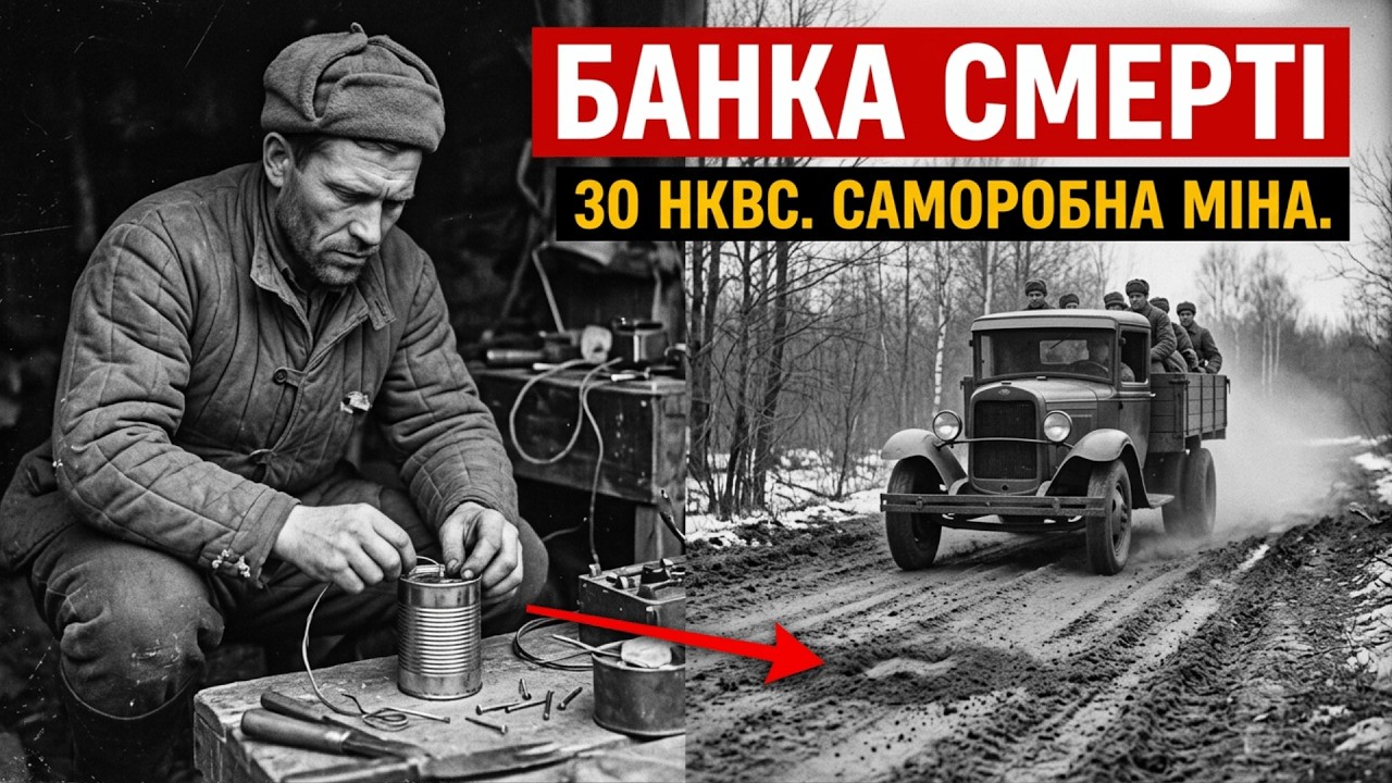 САМОРОБНА МІНА З КОНСЕРВНОЇ БАНКИ — 30 НКВС НА РАХУНКУ