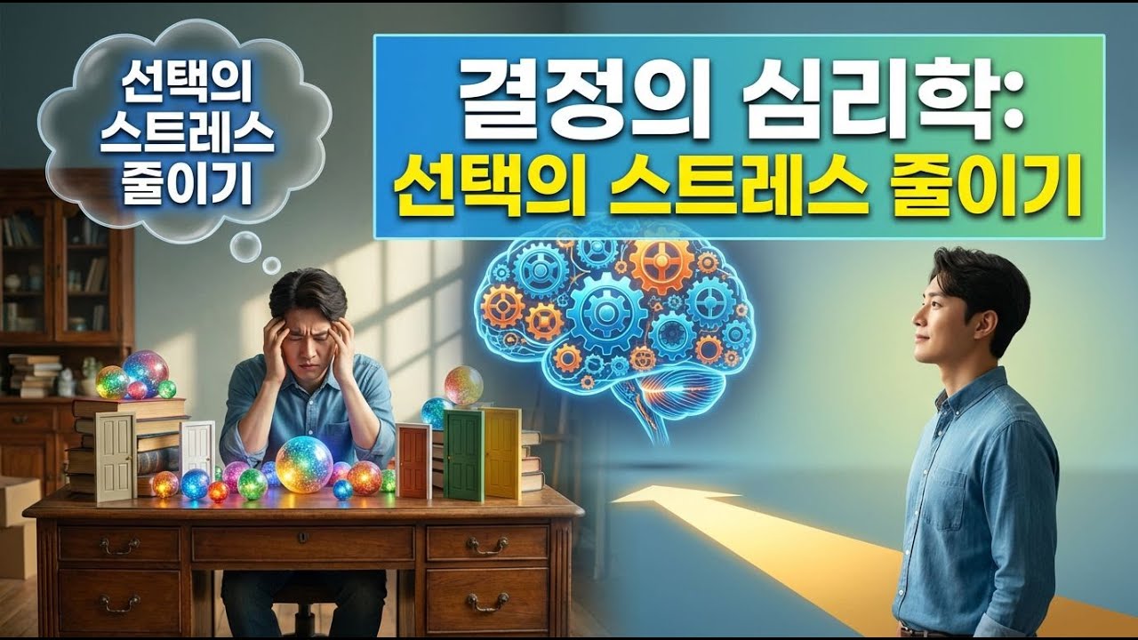 선택의 스트레스 줄이기: 결정의 심리학 #선택의스트레스 #심리학 #행복 #선택의역설 #결정피로