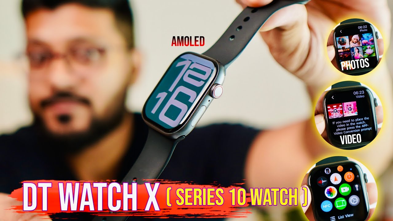 DT Watch X (Series 10) Watch Unboxing & Review 😱 | Amoled Display, 3GB storage, TWS connection 🎧