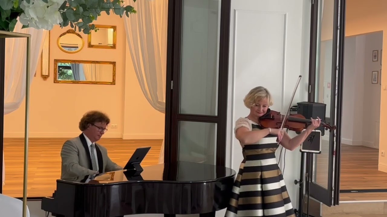 VANGELIS Chariots of Fire violin & piano cover Muzyka na otwarcie eventu #duoamor #violincover