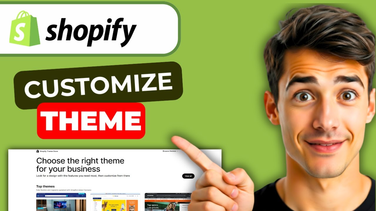 Как настроить темы Shopify (самый простой способ) (Руководство 2026 года)