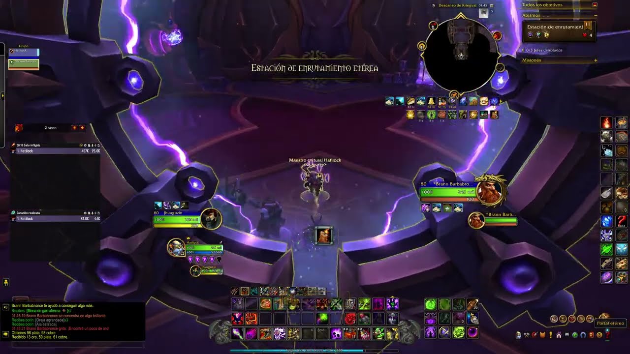 Descanso de Kriegval +11 (Abismo) cambiamos de parche, probando los nuevos talentos para Midnight.