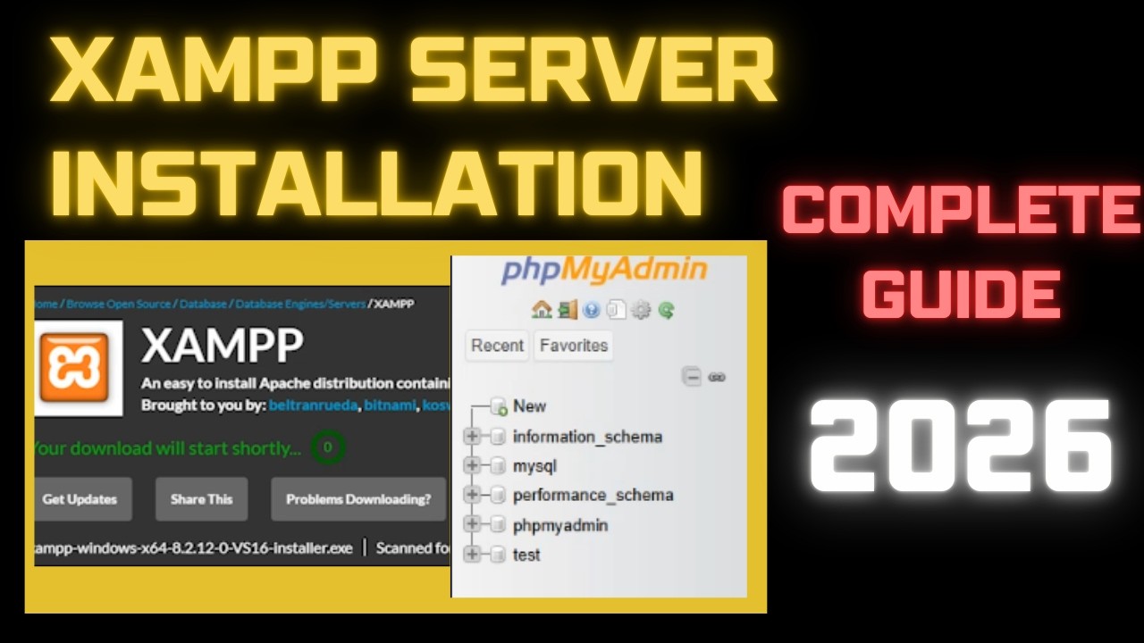 How to download and install XAMPP server on Windows | Local Host | Xampp Installation #xampp #runphp