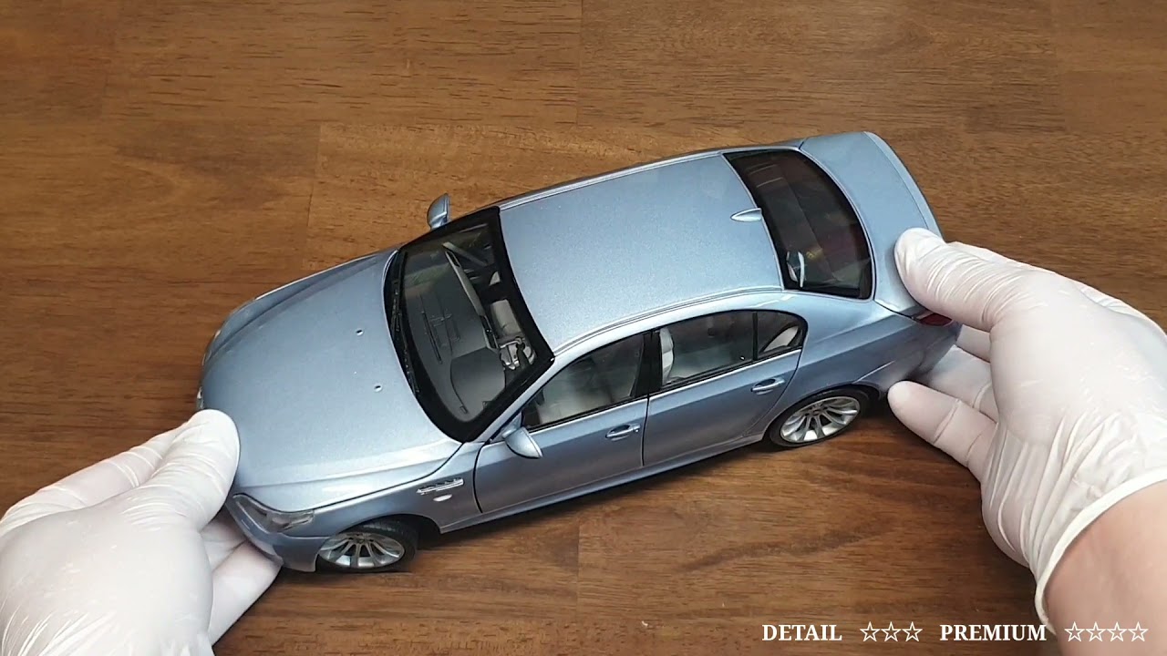 1:18 Diecast model car / BMW M5(E60) kyosho vs maisto review [Unboxing]