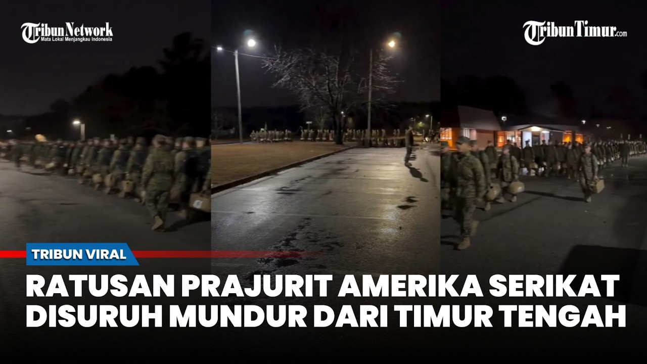 VIRAL! Ratusan Prajurit Amerika Diklaim Mundur dan Ditarik dari Pangkalan di Timur Tengah