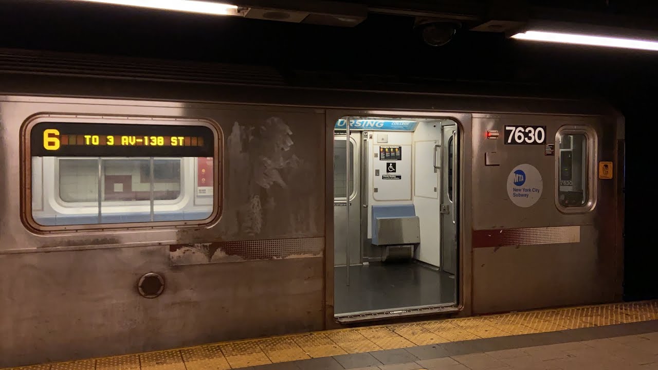 IRT Subway: R142A (6) Train Ride from Brooklyn Bridge to 3rd Avenue-138th Street via City Hall Loop
