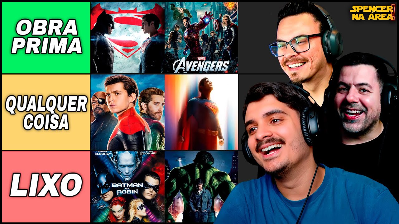 Rankeando Posteres da MARVEL e DC (parte 1)