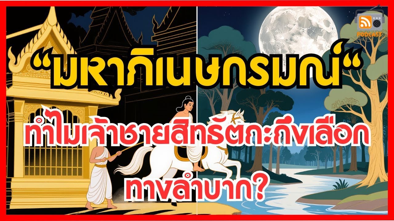 มหาภิเนษกรมณ์ ทำไมเจ้าชายสิทธัตถะถึงเลือกทางลำบาก? | ธรรมะนำทาง EP.73