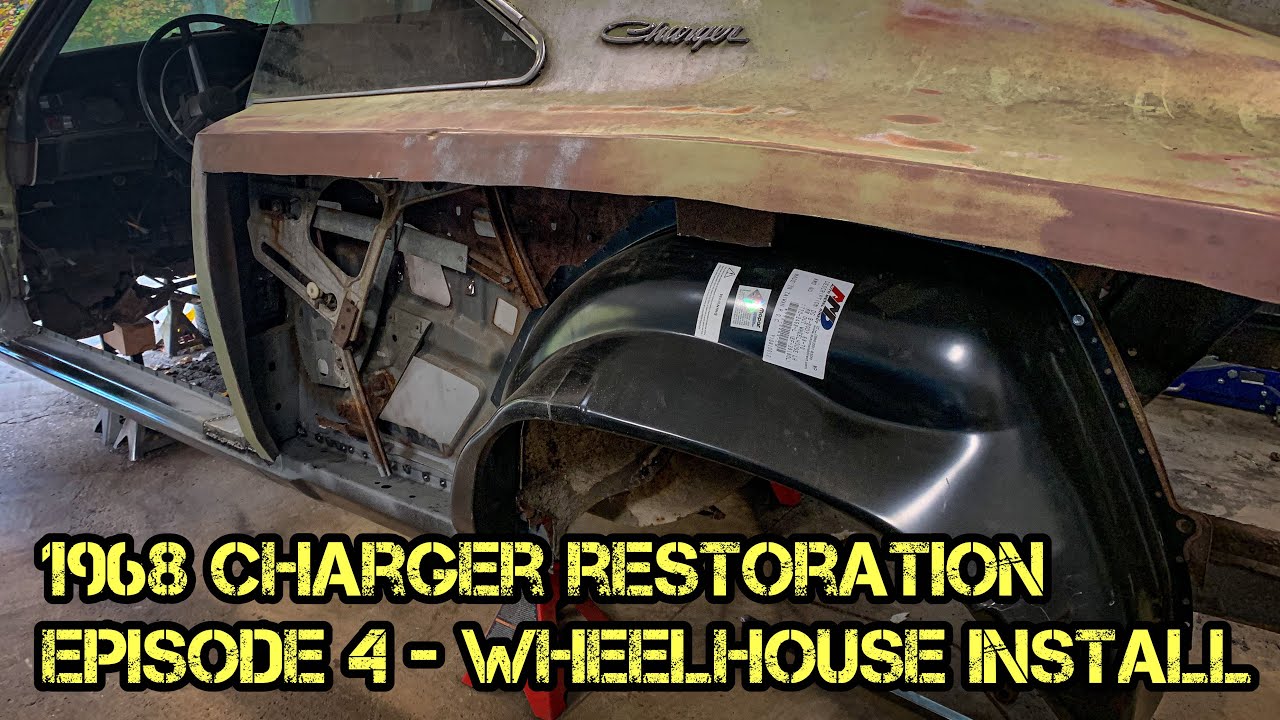 1968 Dodge Charger Restoration - Episode 4 - Wheelhouse Installation
