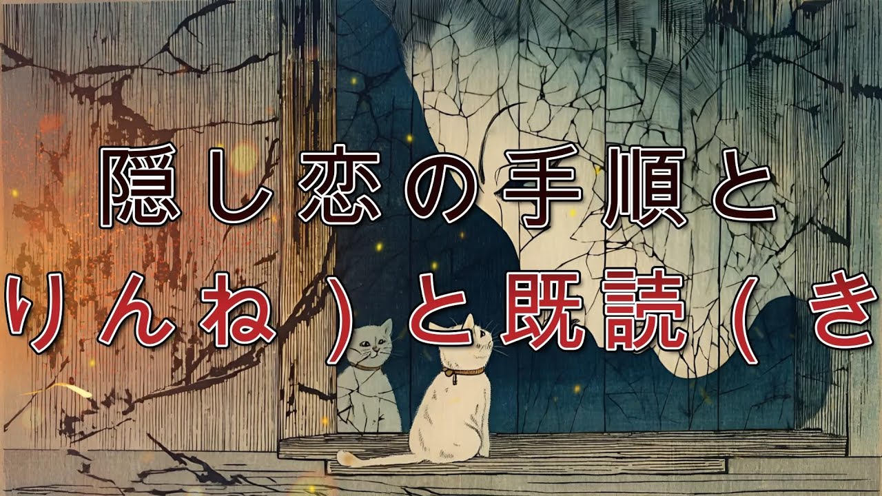 隠し恋の手順と輪廻（りんね）と既読（きどく）｜和楽器×BoomBap リリック#和楽器 #BoomBap #JapaneseHipHop #リリックビデオ #JPOP