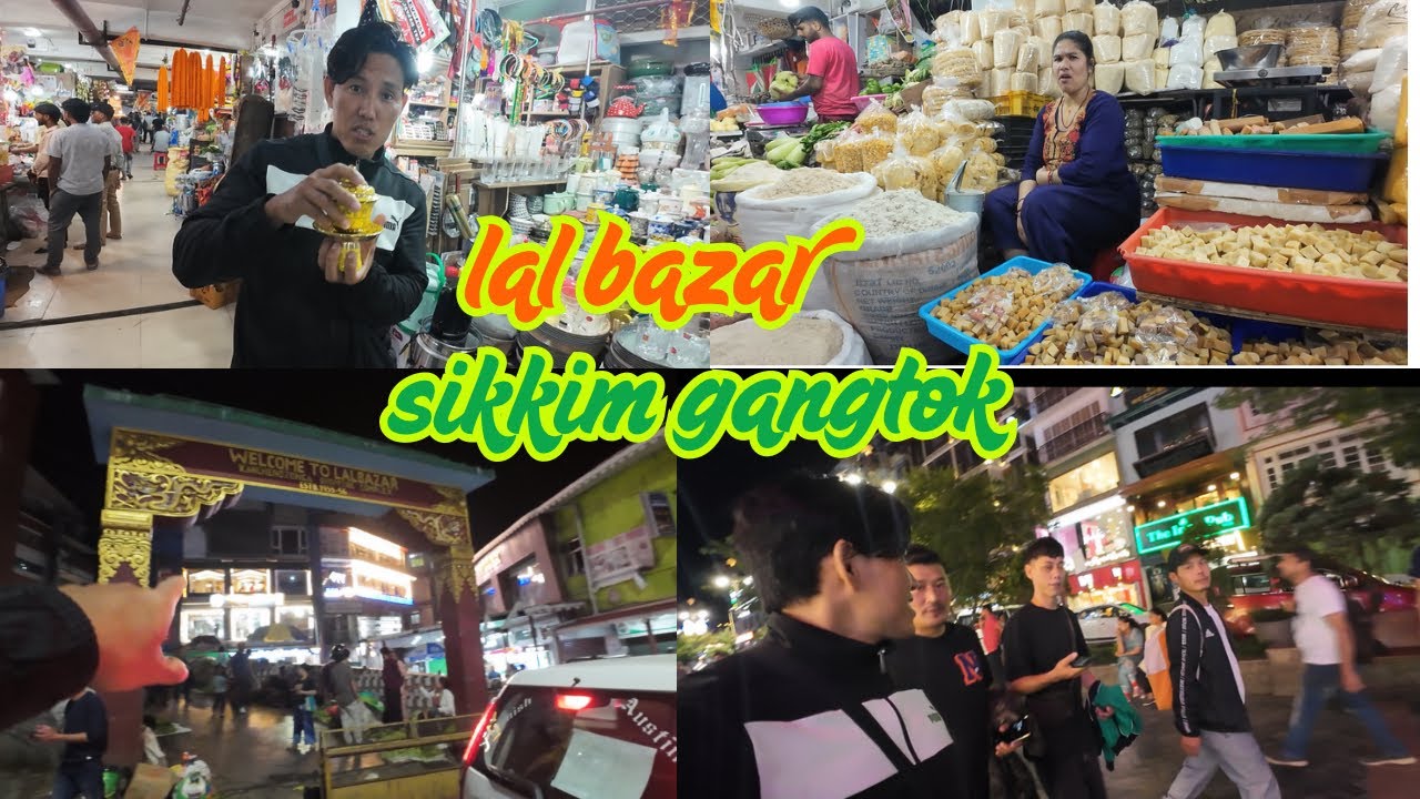 Gangtok famous market Lal bazar /#tibetanvlogger #sikkim