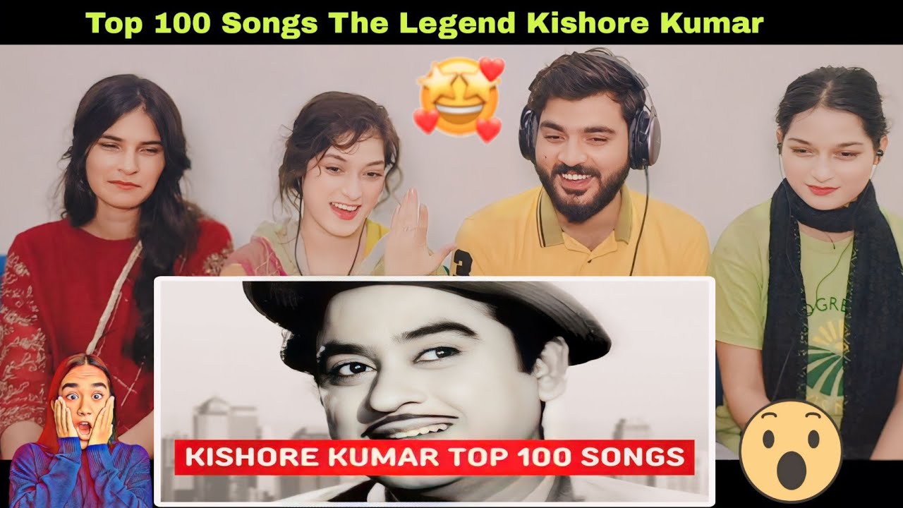 Top 100 Songs of Kishore Kumar _ Hindi Songs _ Random Ranking