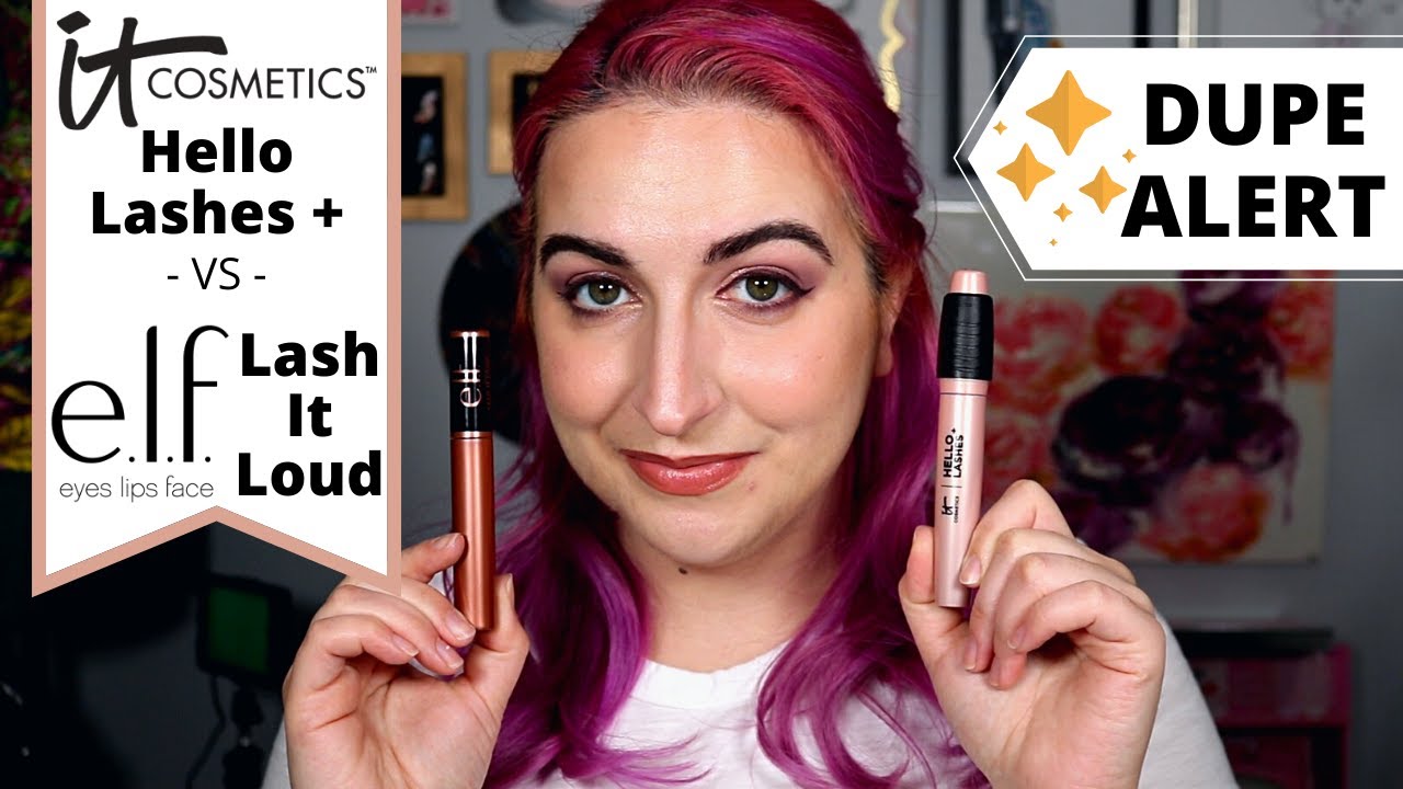 DUPE ALERT - Hello Lashes + vs Lash It Loud mascara | Kirby Rose