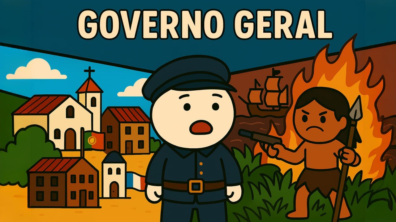 Governo-Geral: Tentaram Organizar o Brasil (Resumo Em Animação)