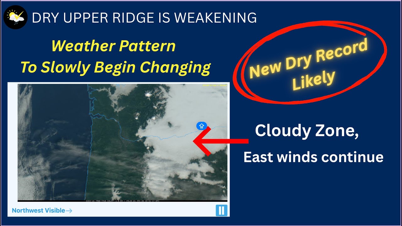 Portland weather pattern starting to change!