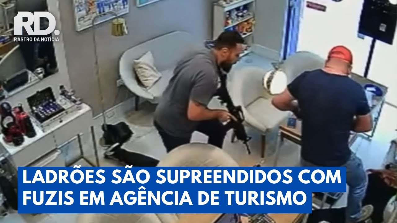 Dupla Tenta Assaltar Agência de Turismo e É Surpreendida por Policiais Armados em SP