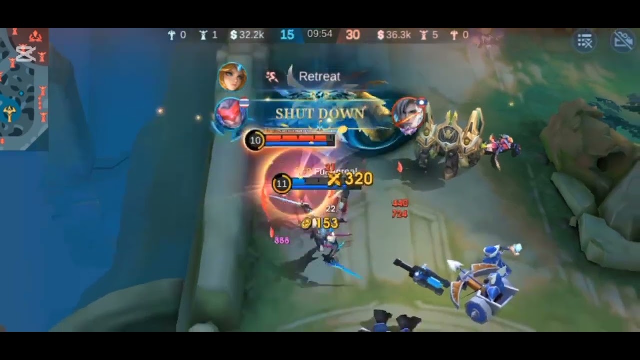 Saber counter enemy invade jungle #gameplay #mobilelegends #saber 