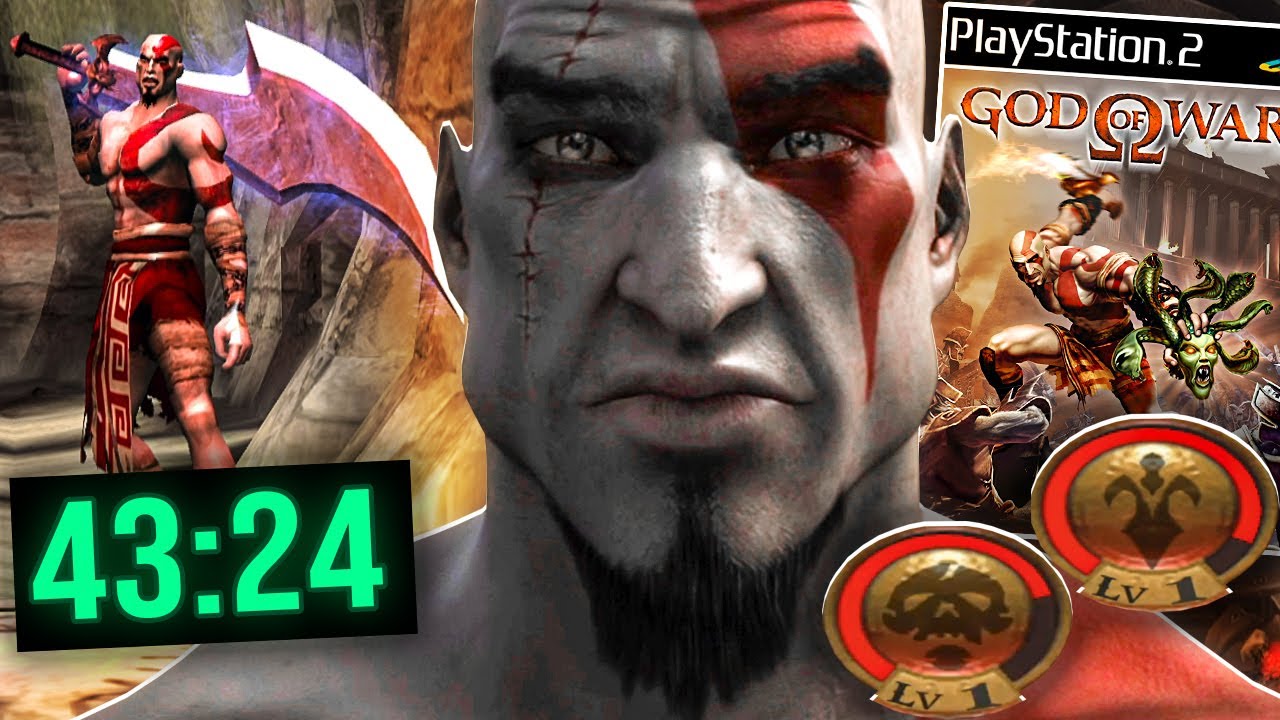 A SPEEDRUN PERFEITA DE GOD OF WAR 1 PARECE BRUXARIA DE TÃO BOA