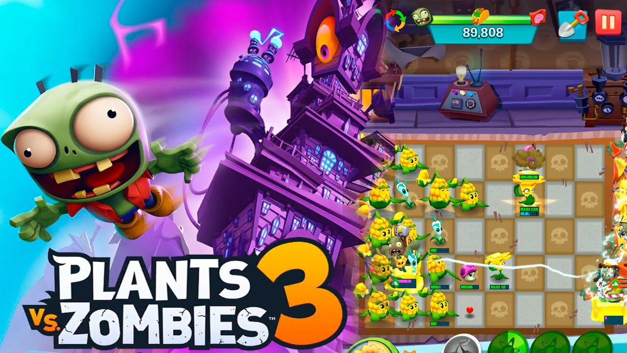 Plants vs Zombies 3 FINAL!!! - DEVOUR TOWER - Level 33 Растения против зомби 3 Финальный босс!!!