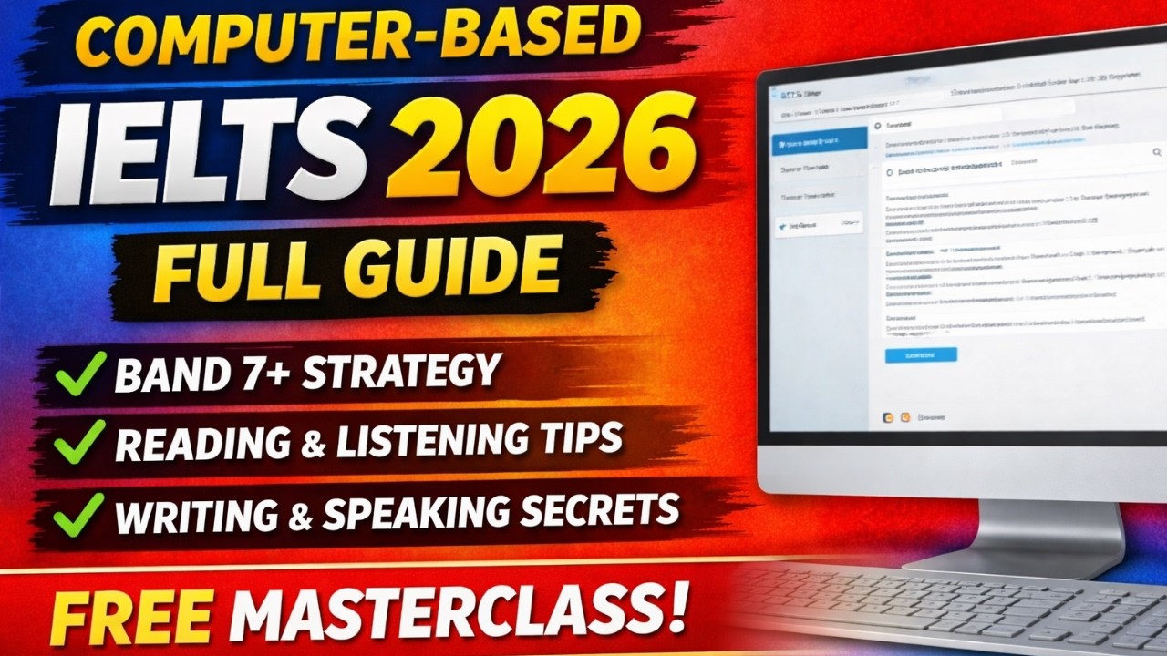 IELTS Computer-Based Masterclass 2026 | Full Exam Structure + Smart Preparation Strategy
