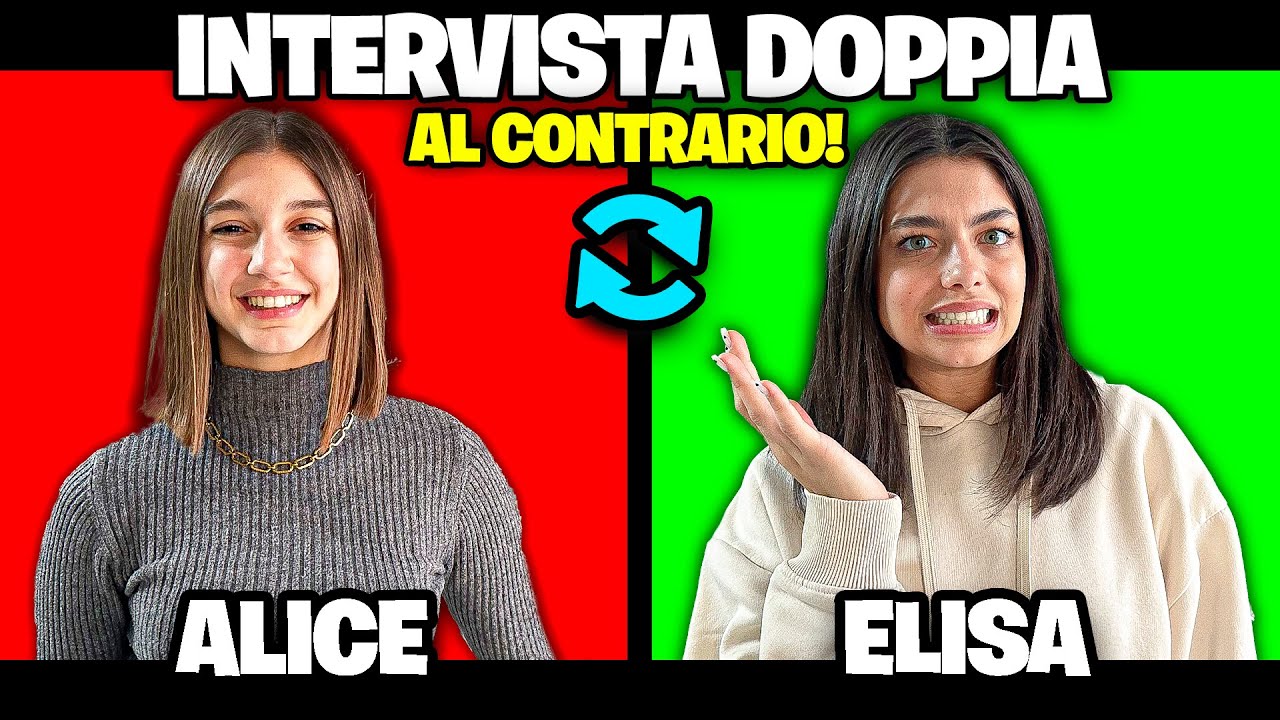 INTERVISTA DOPPIA AL CONTRARIO! 😂​ con ELISA CAMPOLUNGHI