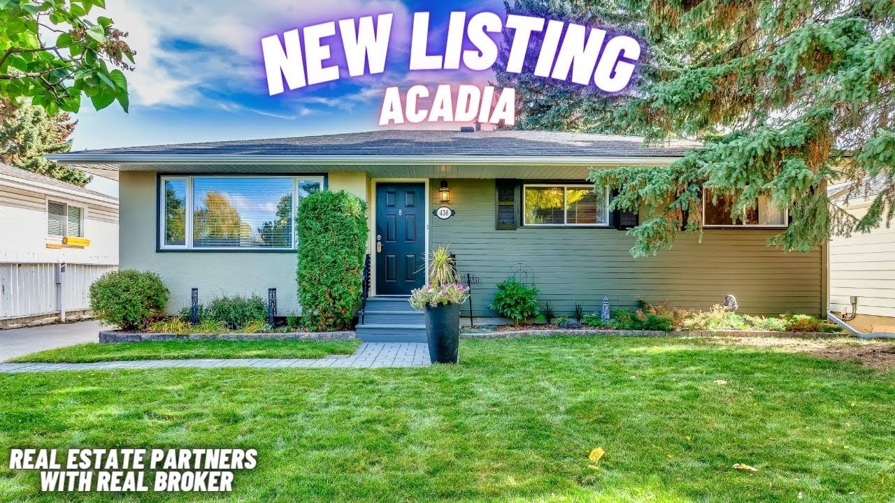 Tour this Updated Bungalow with Finished Basement Located in Acadia, Calgary AB!