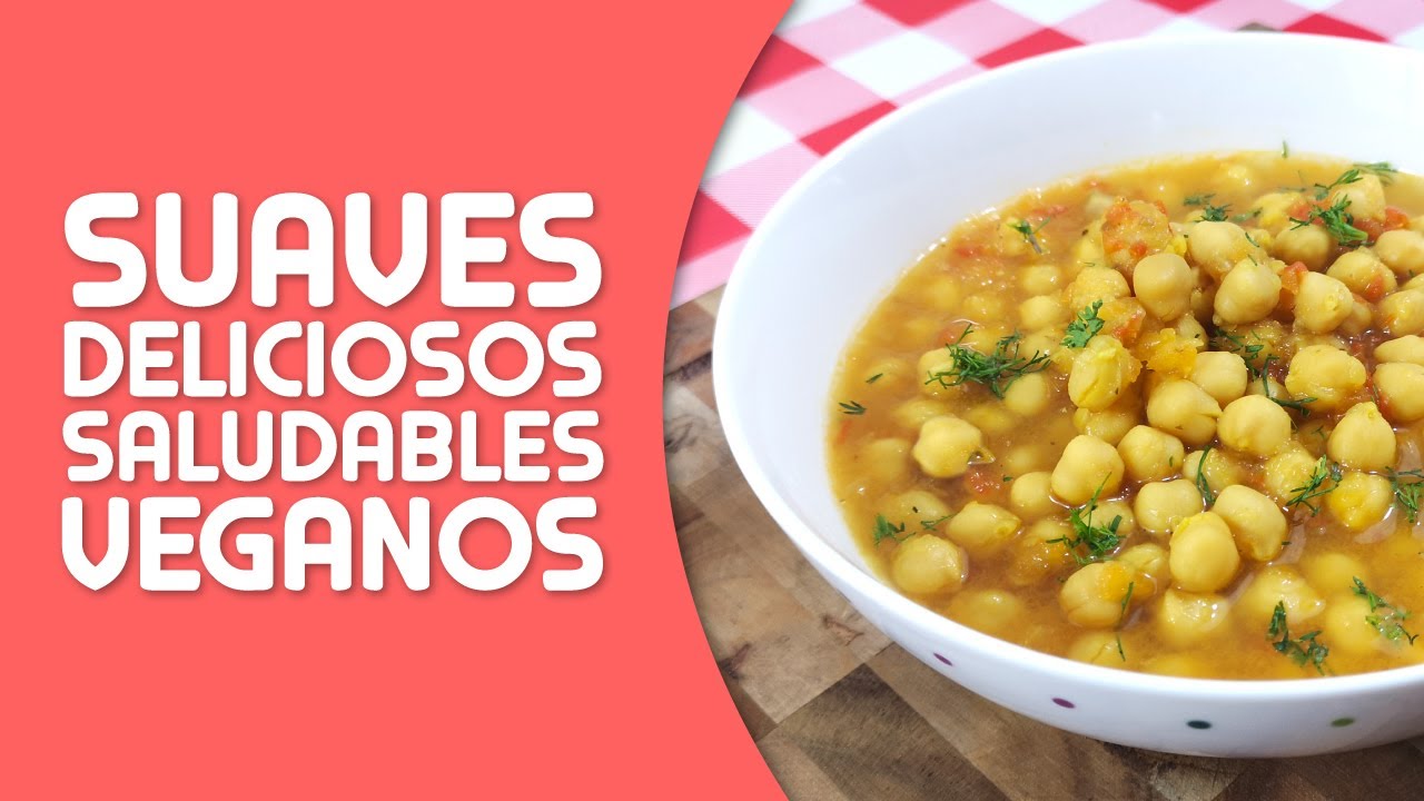 Deliciosa RECETA de GARBANZOS Saludables (Suaves, Veganos y Fáciles de Preparar)