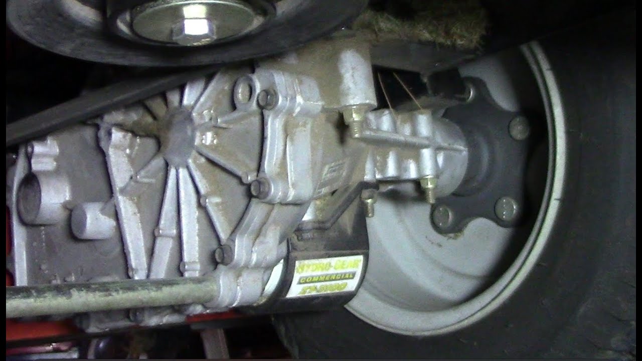 DIY Hydro-Gear ZT-3100 oil change.