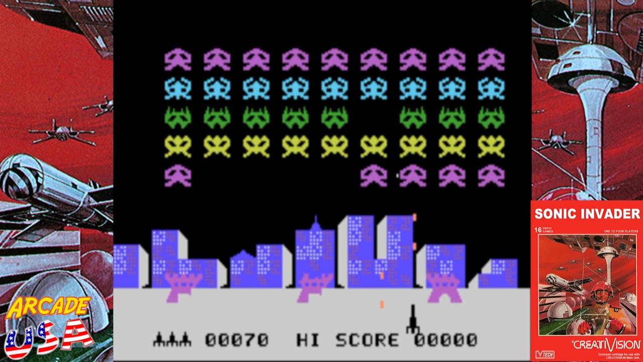Sonic Invader! (Vtech Creativision)