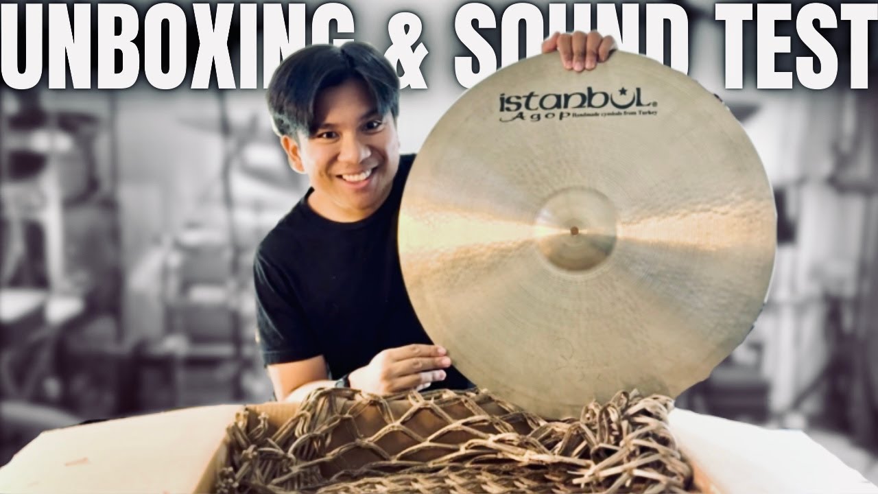 Brand New Istanbul Agop Cymbals — Unboxing & Sound Test!