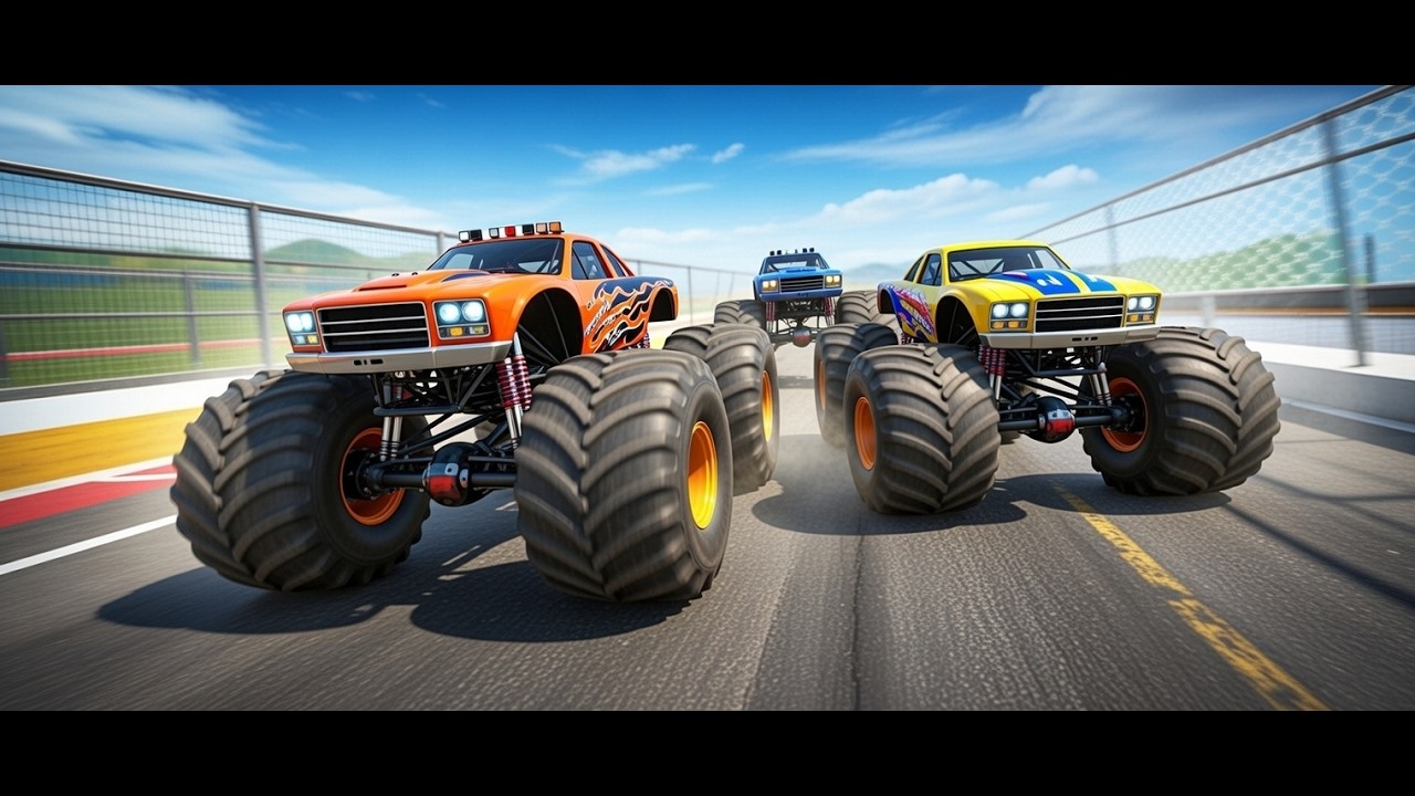 Monster Truck Stunt Racing   Extreme Mega Ramp Driver Simulator Game    Car Game  Android Gameplay