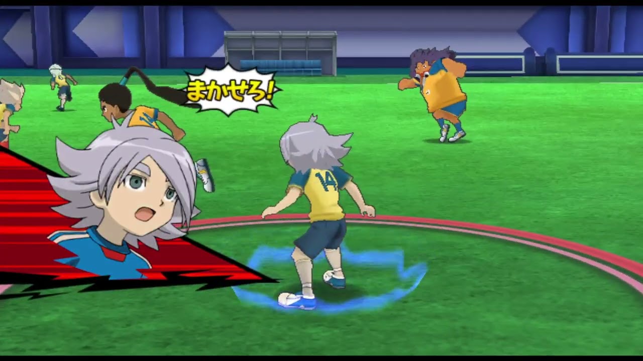 Inazuma Eleven Go Strikers 2013 Wii Team PZ01 vs Raimon GO Harder (First Half)
