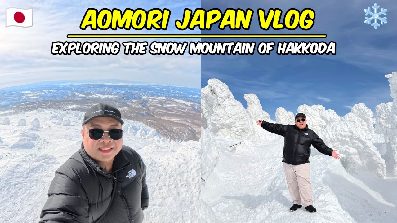First time in AOMORI! 🌨 Let's go Hakkoda Ropeway and Snow-Covered Peaks of Tohoku ❄️