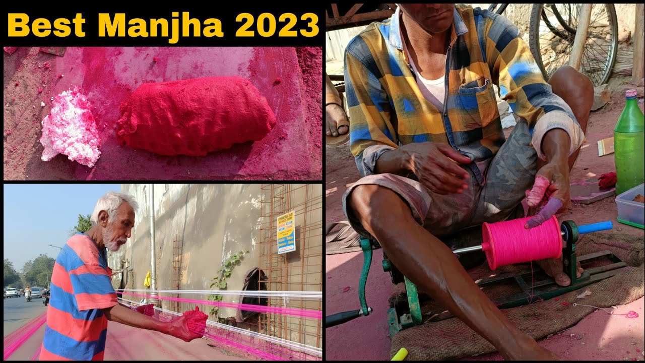 Best Manjha To Cut Other Kites | Best Manjha | How To Make Manjha | Sabse Pakka Manjha | @Amdavadi