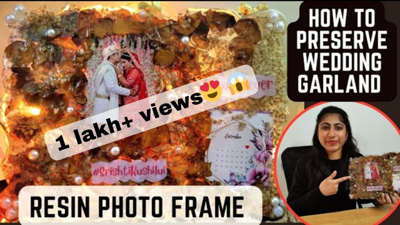 Resin Art |  Resin Photo Frame | Detail Video of resin art 