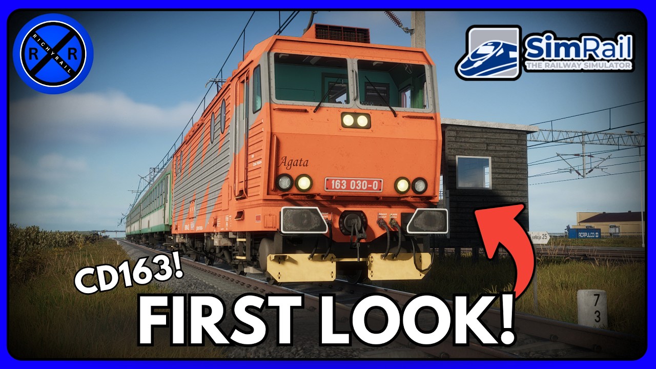 FIRST LOOK! | CD163 Loco DLC! | SimRail: The Railway Simulator