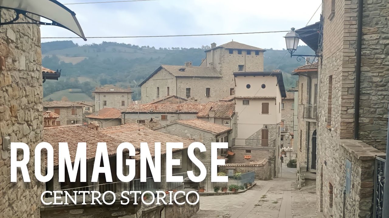 Centro Storico di Romagnese Pavia Italia
