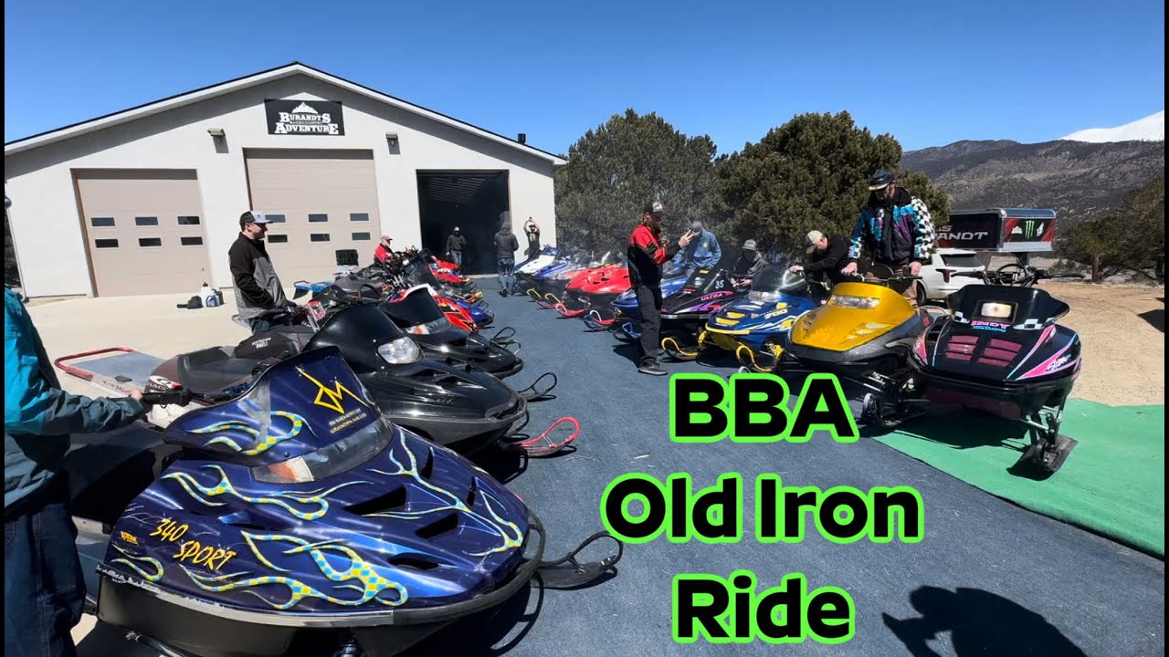 Day 1 at BBA Old Iron Ride! Old Snowmobiles are the best