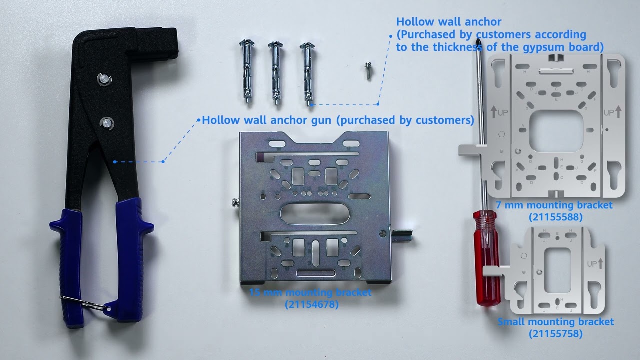 How to Install Huawei AirEngine Indoor Settled APs On Gypsum Board Ceilings