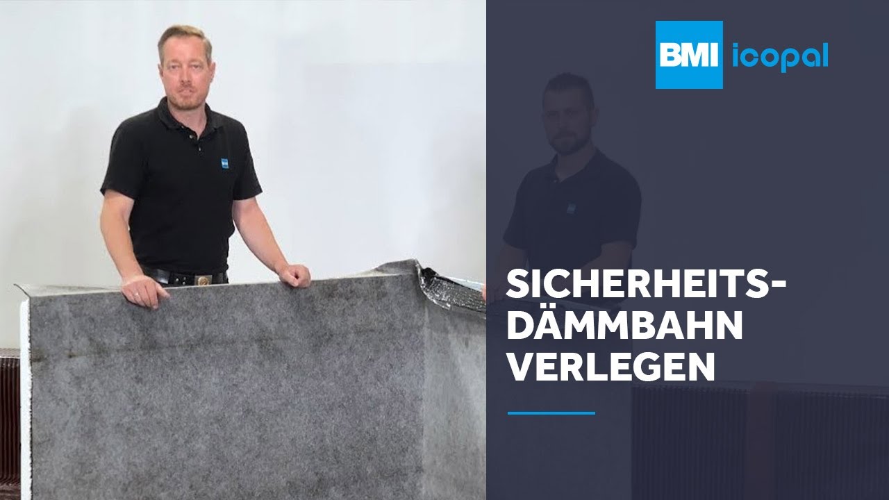 Sicherheitsdämmbahn verlegen | BMI Icopal
