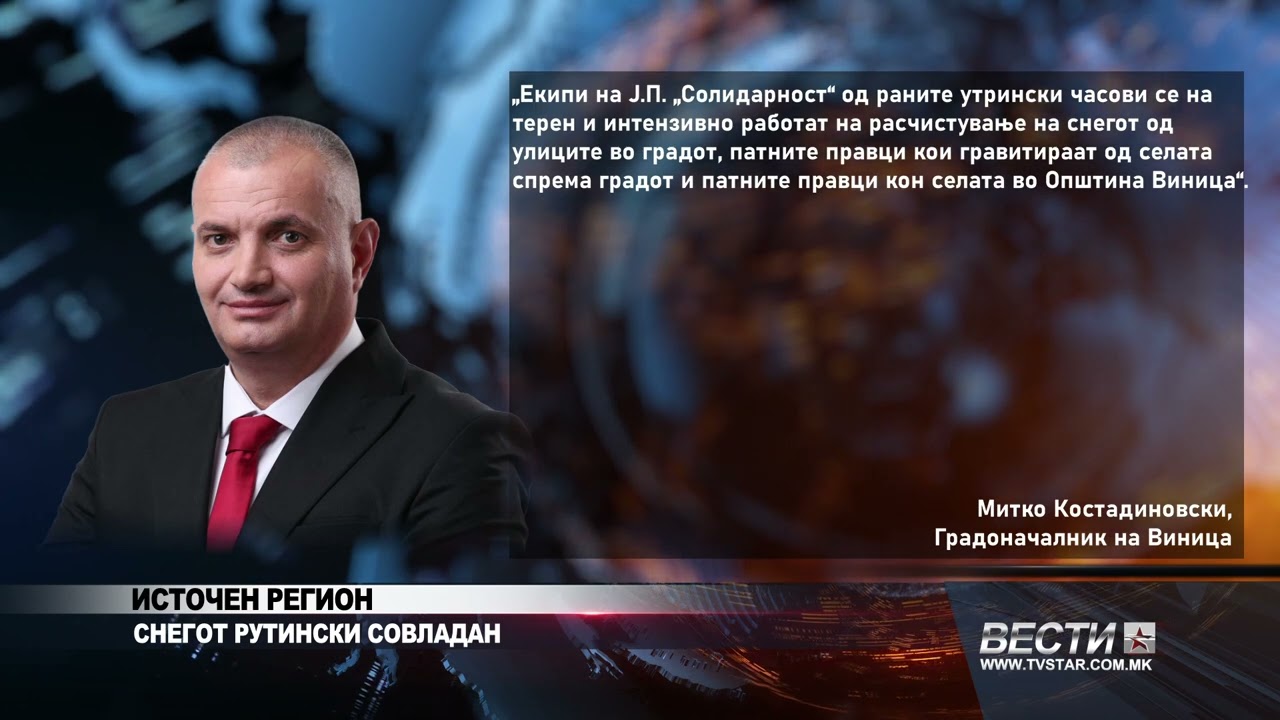 ИСТОЧЕН РЕГИОН   СНЕГОТ РУТИНСКИ СОВЛАДАН 21 01 2026