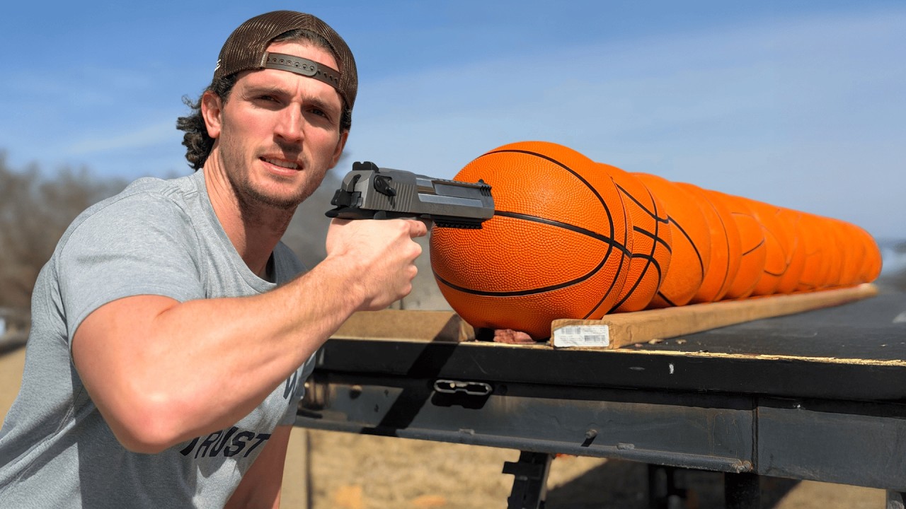 How Many Basketballs Does it Take to Stop a Bullet?