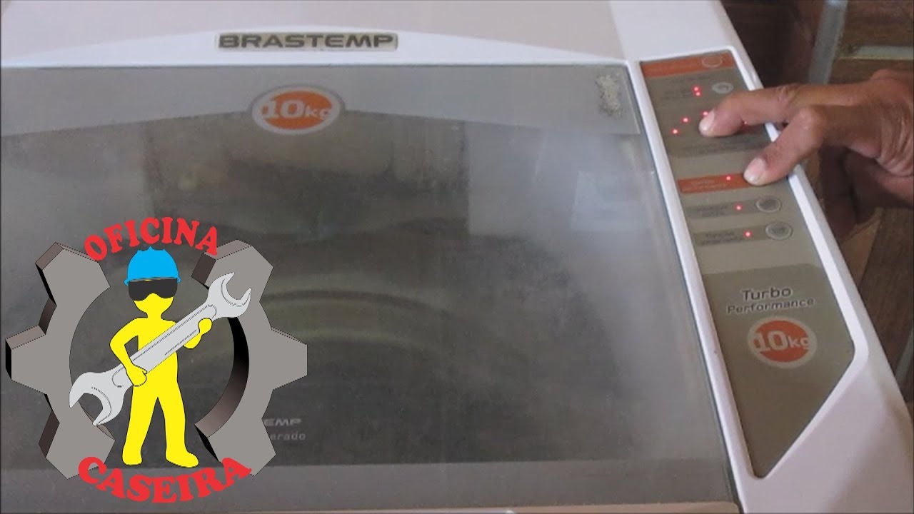 auto teste da lavadora brastemp
