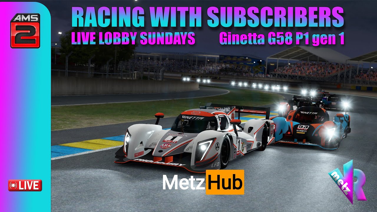 🔥🏁Automobista 2🏁🔥 Live Lobby Sundays  Ginetta G58 P1 Gen1